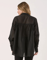 Val Oversized Shirt - Black