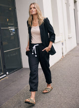 Classic Wool Blazer - Black