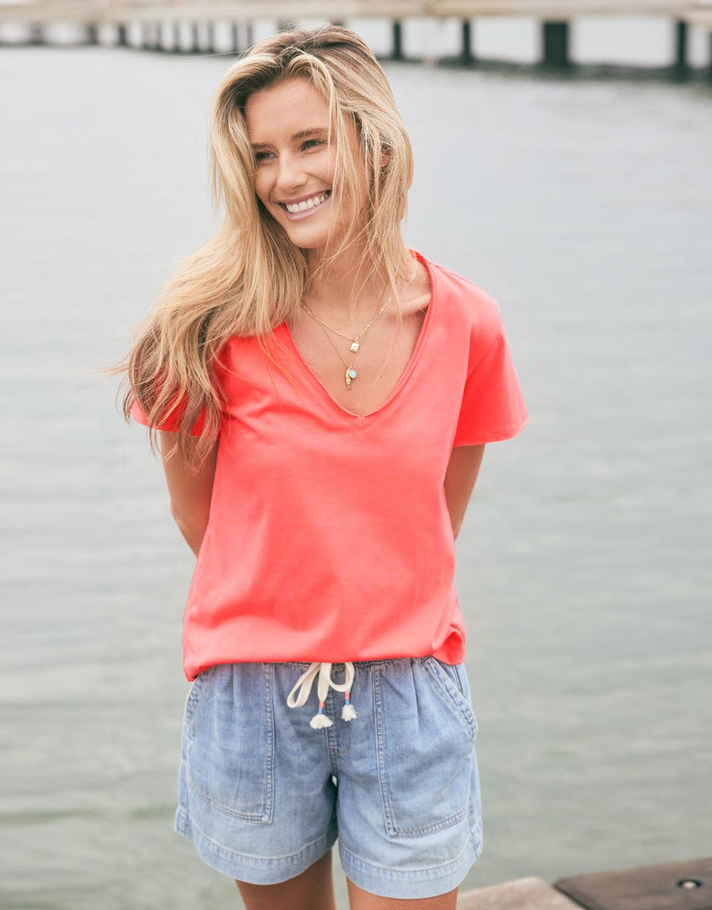 Coco Denim Short - Mid Wash