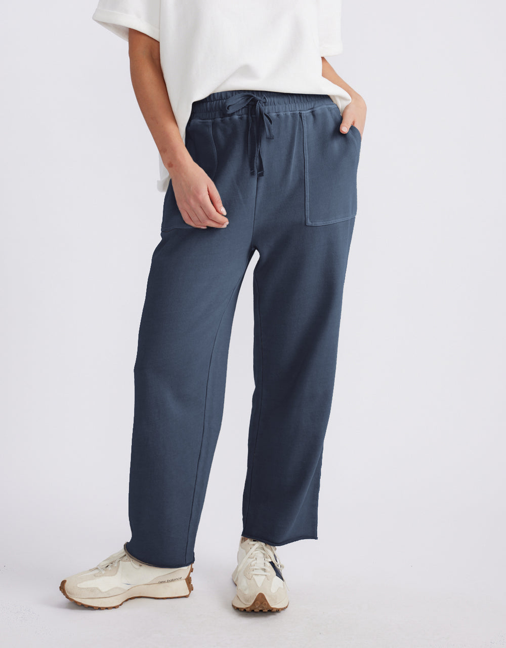 Raw Edge Lounge Pant - Washed Navy