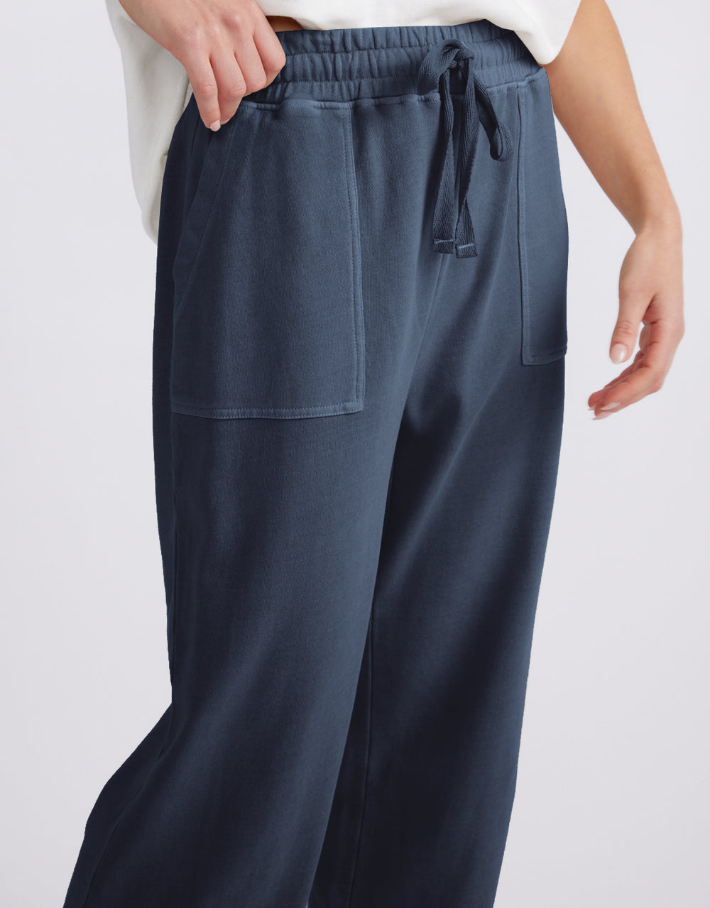 Raw Edge Lounge Pant - Washed Navy