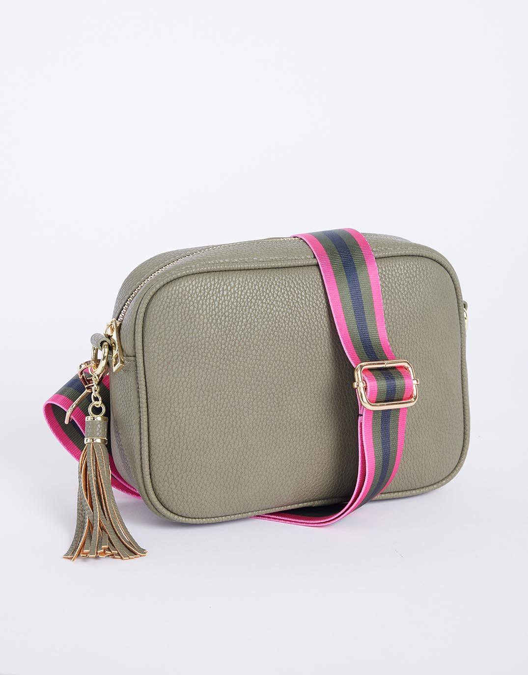 Mimco Webbing Bag Strap In Sweet Pink | MYER