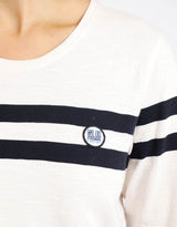 White & Co. | Elm Clothing | Allegra Long Sleeve Tee - Vintage White | Women's Long Sleeve T-shirt