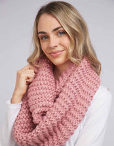 Organic Loop Scarf - Blush