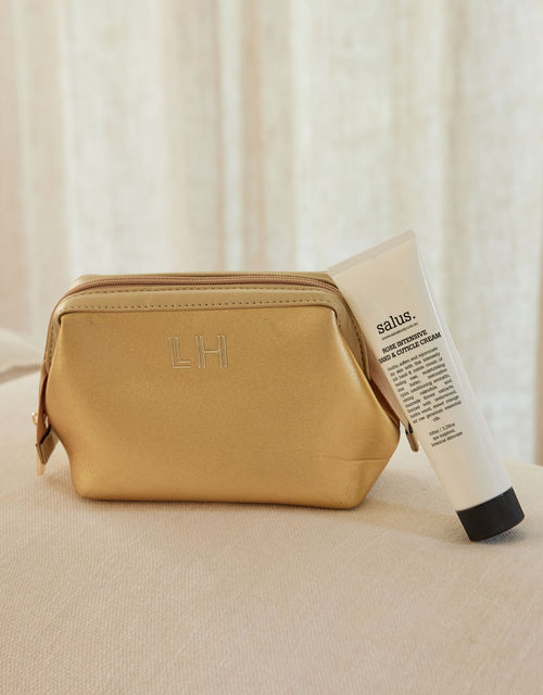 white-and-co-mothers-day-gift-bundle-gold-baby-eliza-makeup-bag-hand-cream