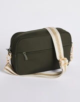 White & Co. - Off-Duty Crossbody Bag - Khaki/Natural/Gold - White & Co Living Accessories