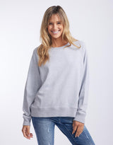 White & Co. - Original Lounge Crew - Grey Marle - White & Co Living Jumpers