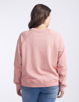 White & Co. - Original Lounge Crew - Washed Pink - White & Co Living Jumpers