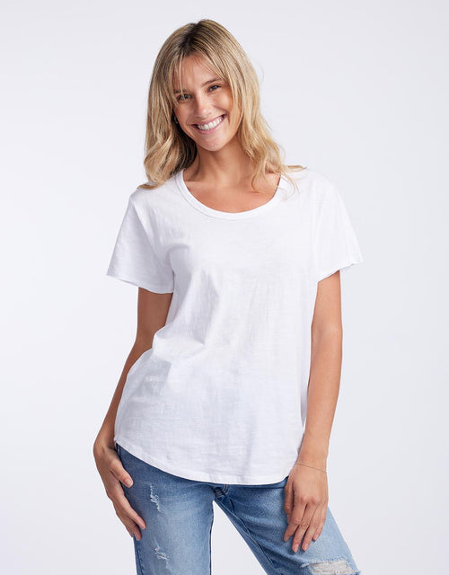 White & Co. - Original Round Neck T-Shirt - White - White & Co Living Tees & Tanks