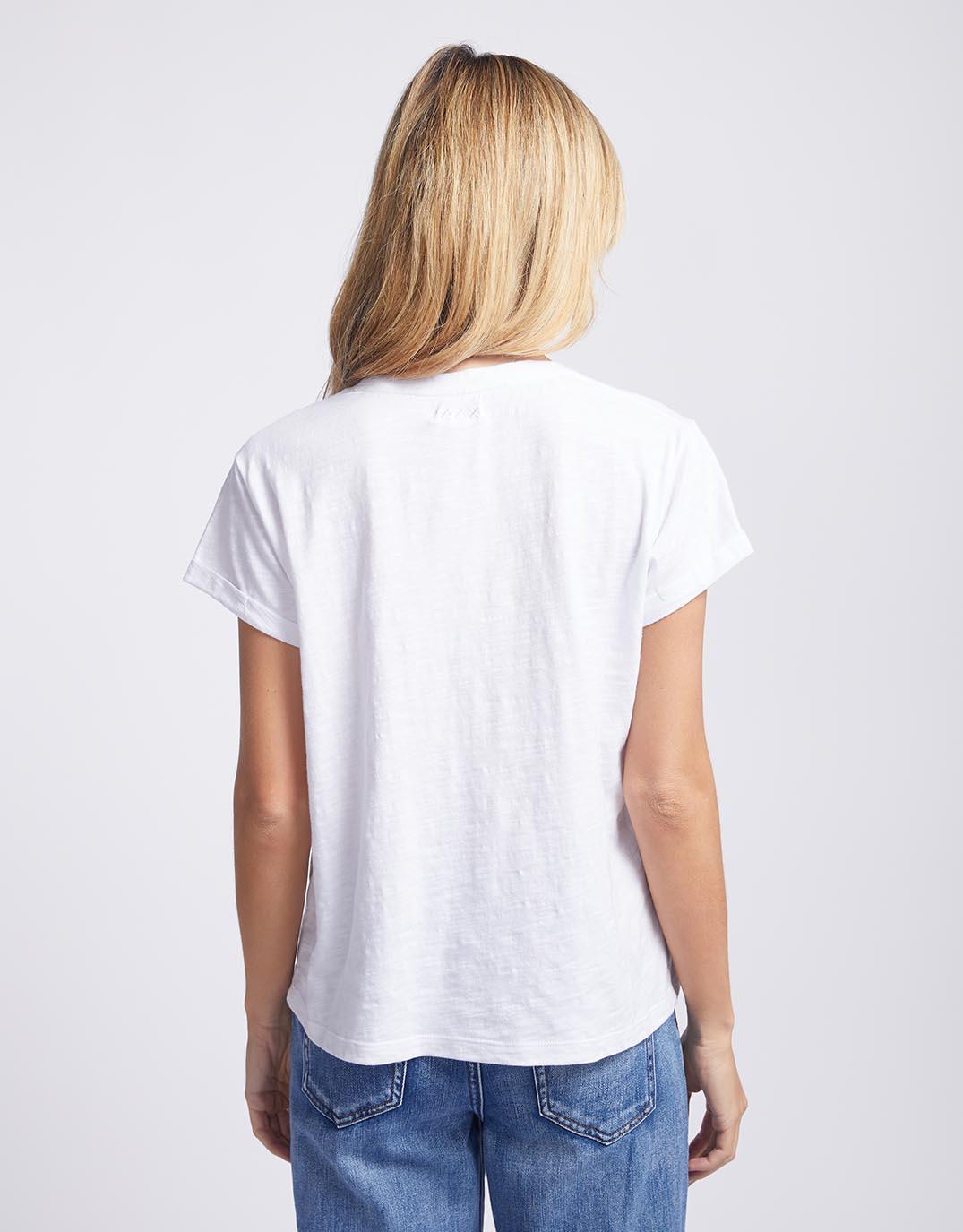 White & Co. - Turn Back T-Shirt - White - White & Co Living Tees & Tanks