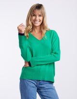 white-and-co-upstate-double-cuff-knit-jumper-emerald-navy-womens-clothing