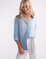 Ava Vintage Shirt - Light Wash