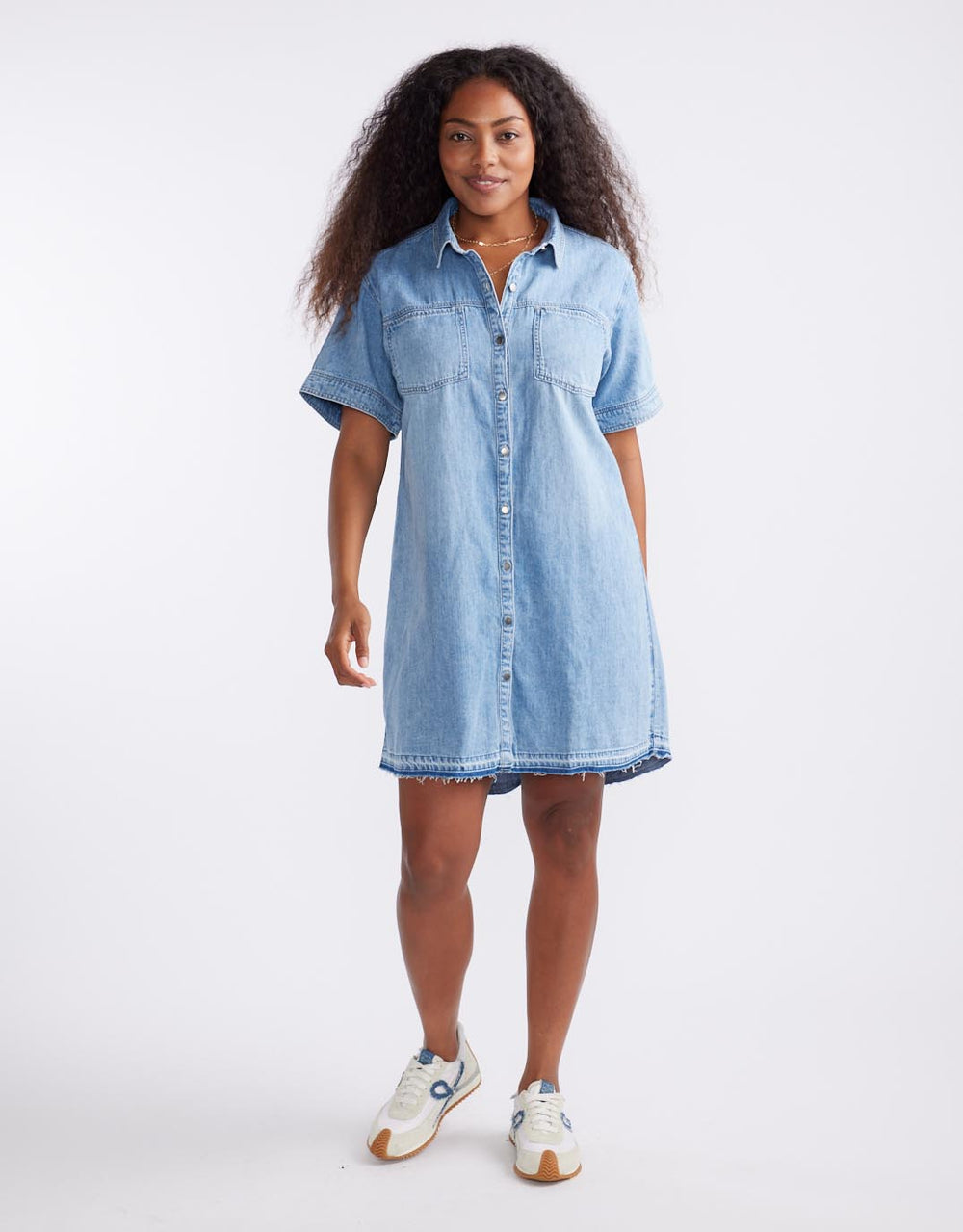Buy Claudia Denim Dress - Mid Wash White & Co. for Sale Online Australia | White & Co. Buy Claudia Denim Dress - Mid Wash White & Co. for Sale Online Australia | White & Co.