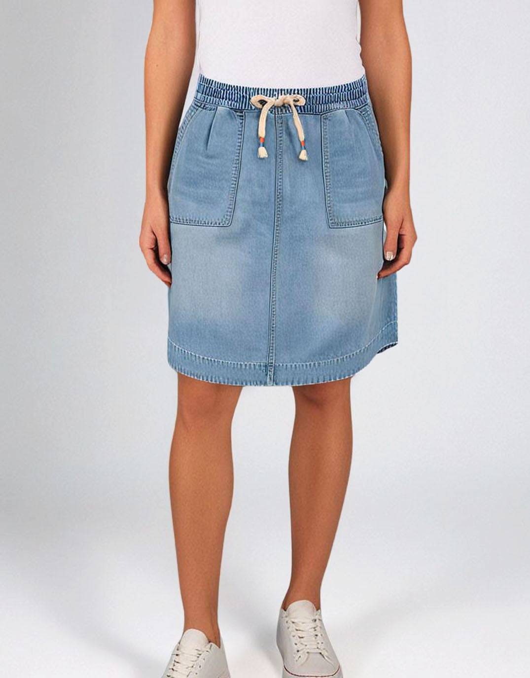 Coco Denim Skirt - Mid Wash