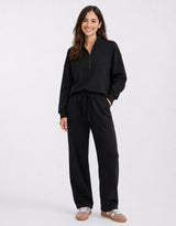 Escape Super Soft Half Zip Top - Black