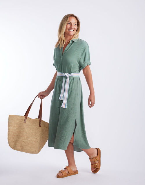 white-co-isla-midi-dress-vacay-belt-light-blue-sage-womens-clothing