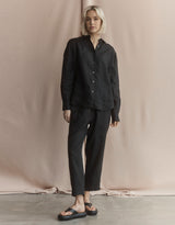 white-co-katie-linen-shirt-black-womens-clothing