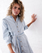 Gabriella Dress - Sky Blue