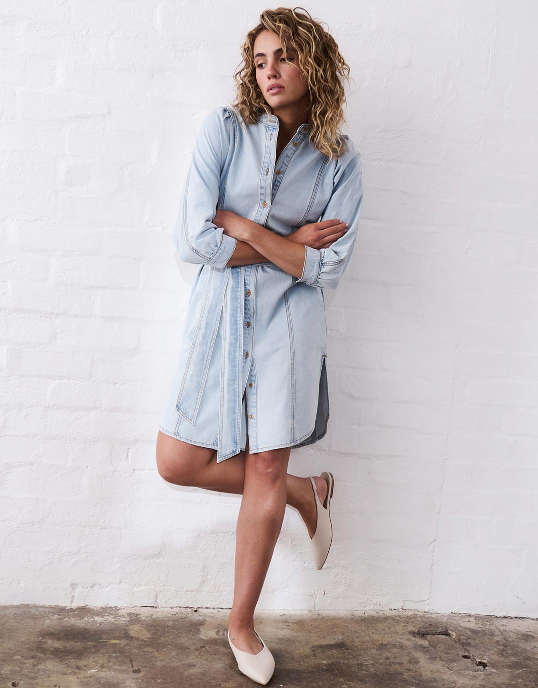 Kireina Gabriella Shirt (Sky Blue)