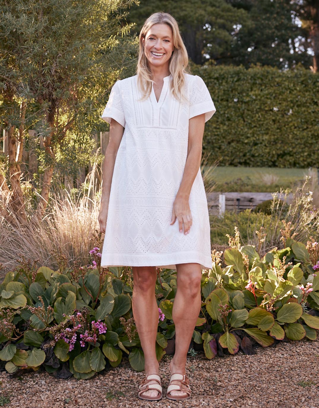 La Dolce Vita Dress + Slip Dress - White