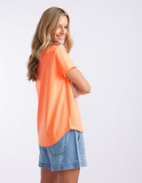 white-co-la-vacanza-vee-neck-tee-citrus-womens-clothing