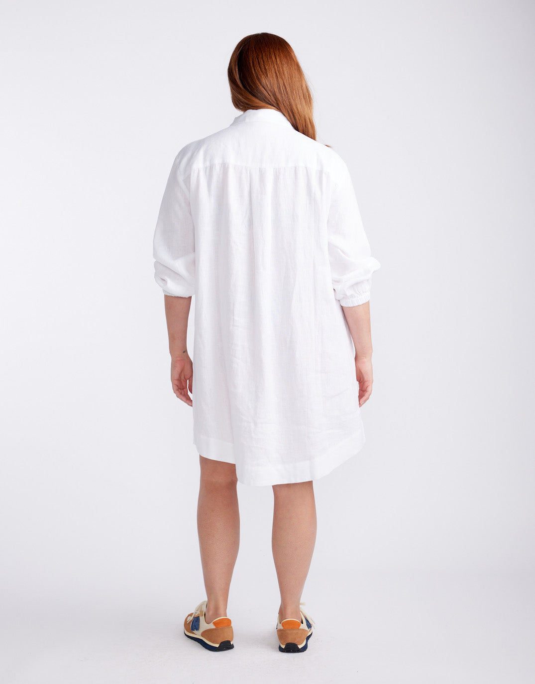 Linen St Barts Dress - White
