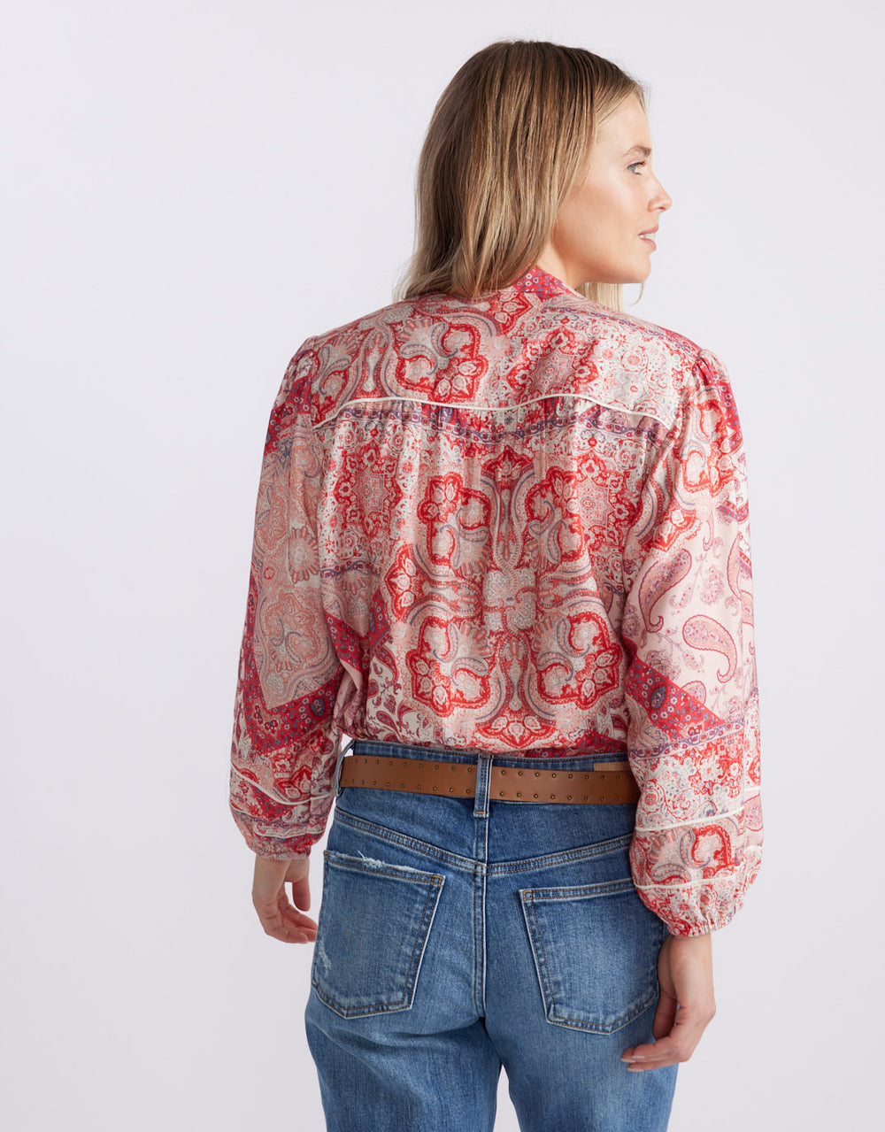 Mila Blouse - Sunset Paisley