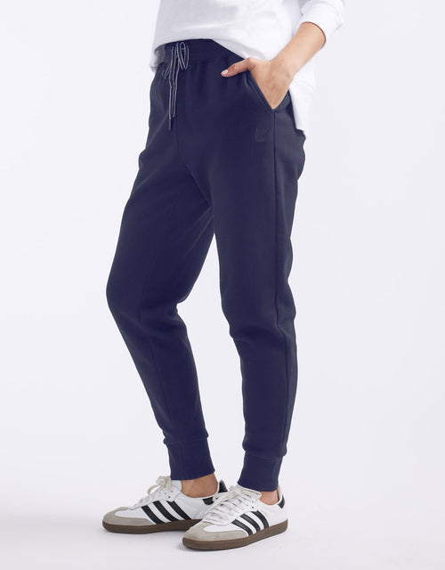 Monogram Fleece Lounge Pants - Navy