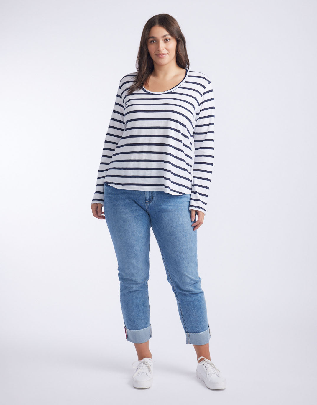 white-co-original-round-neck-long-sleeve-t-shirt-navy-white-stripe-womens-clothing