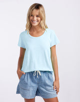 Original Round Neck T-Shirt - Ice Blue