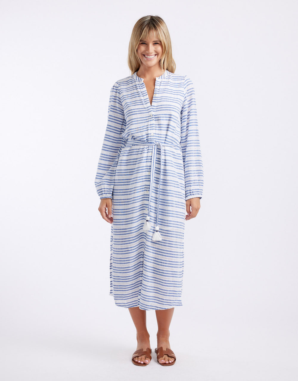 white-co-palm-island-dress-blue-white-stripe-womens-clothing