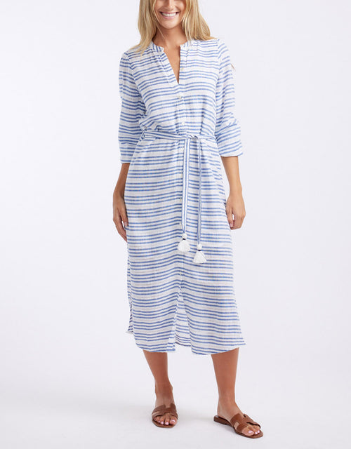 white-co-palm-island-dress-blue-white-stripe-womens-clothing