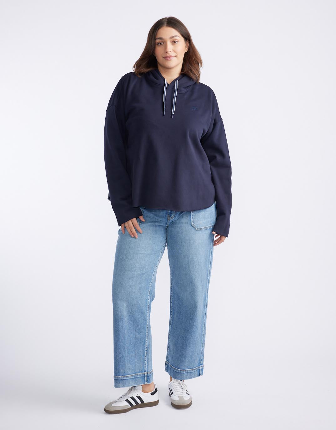 Monogram Fleece Lounge Pants - Navy