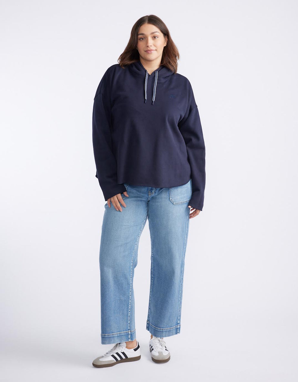 Monogram Fleece Lounge Pants - Navy