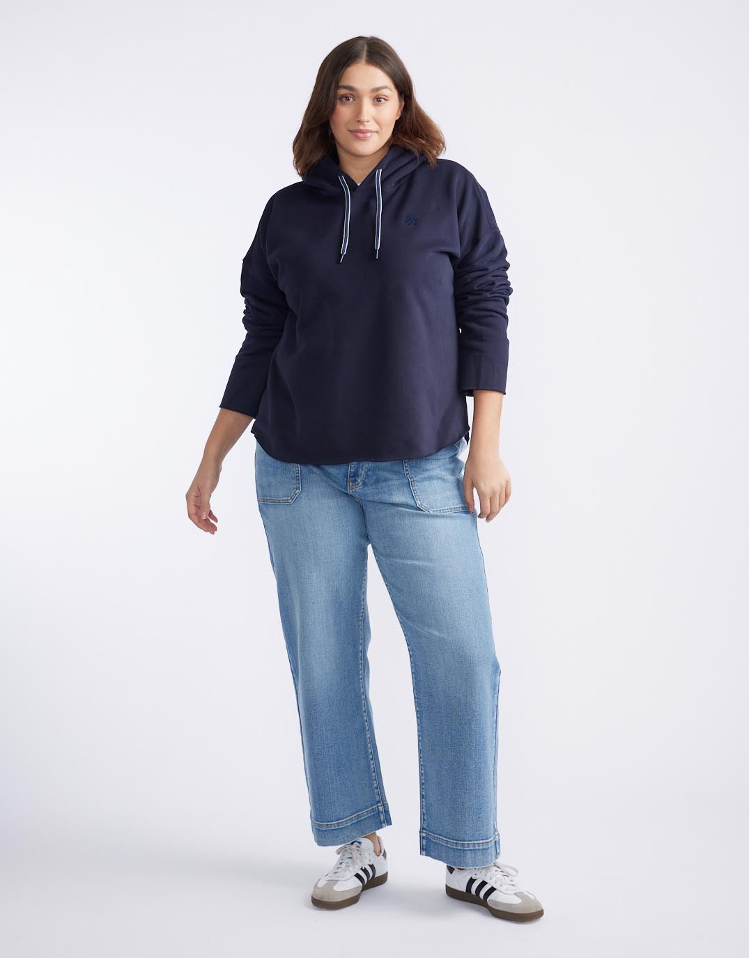 Monogram Fleece Lounge Pants - Navy