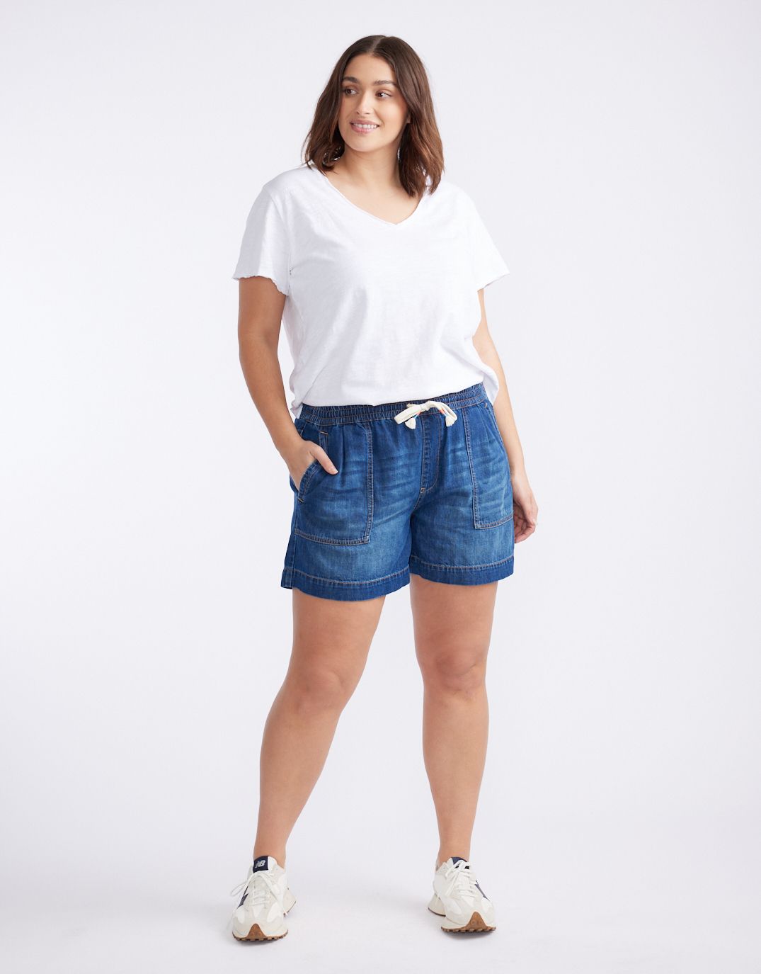 Original V Neck T-Shirt - White