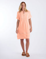 Positano Dress - Sorbet Orange