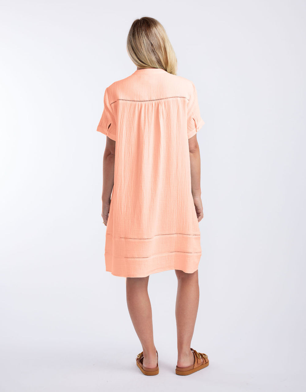 Positano Dress - Sorbet Orange