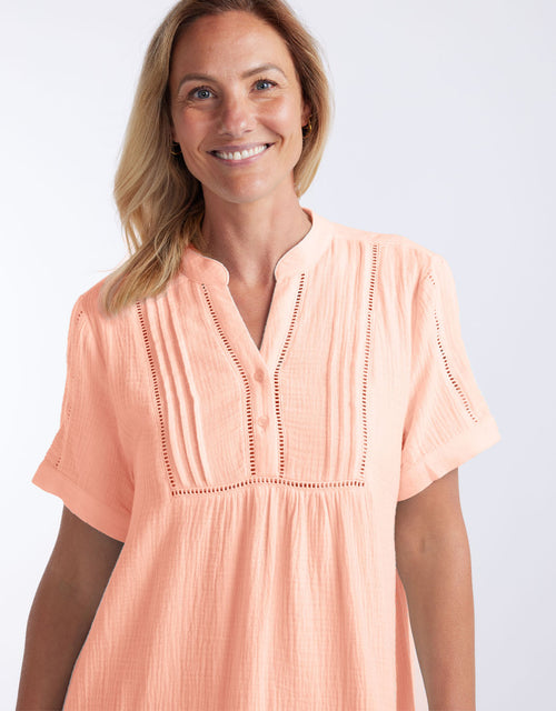Positano Dress - Sorbet Orange