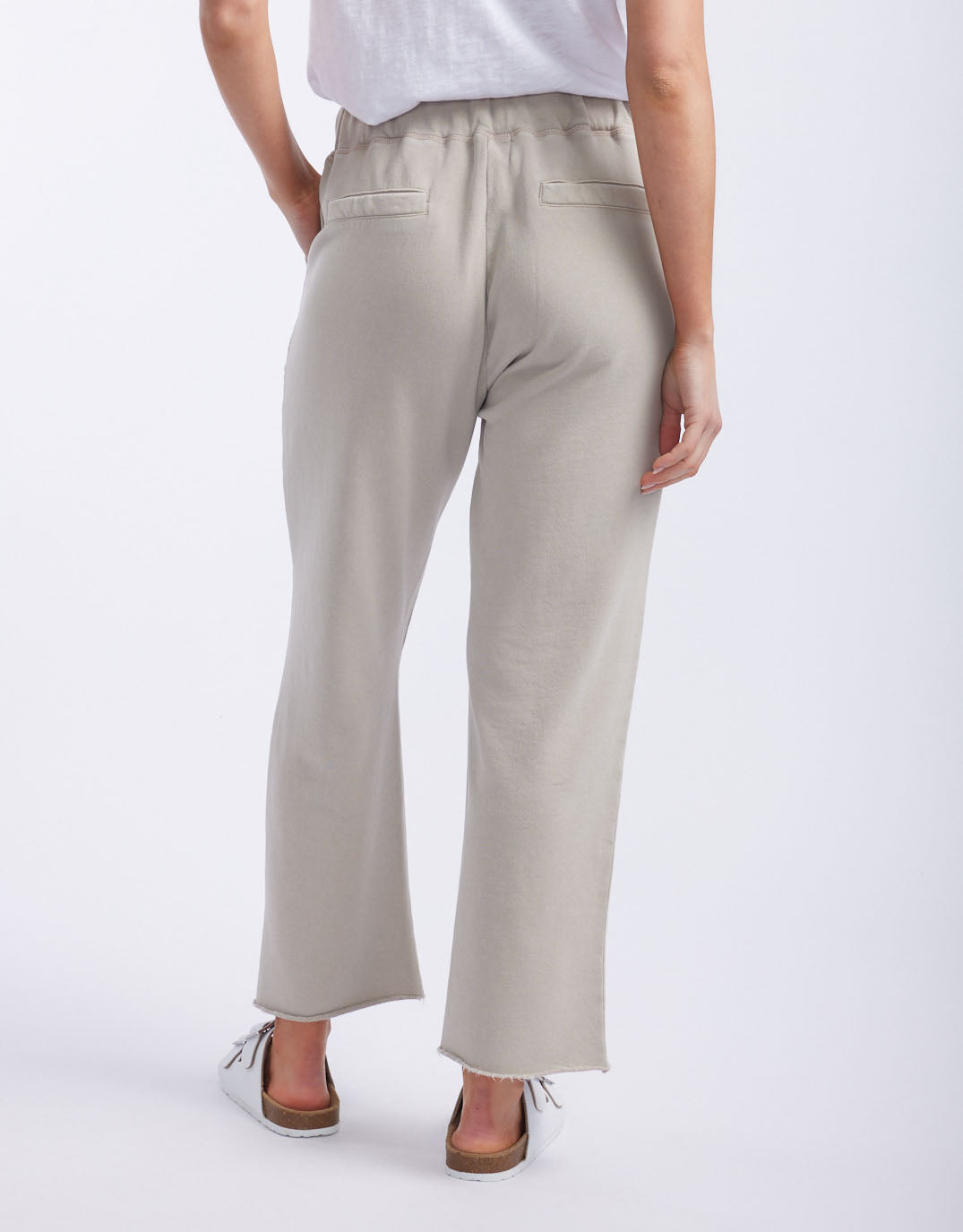 white-co-raw-edge-lounge-pant-stone-womens-clothing