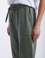 Raw Edge Lounge Pant - Washed Khaki