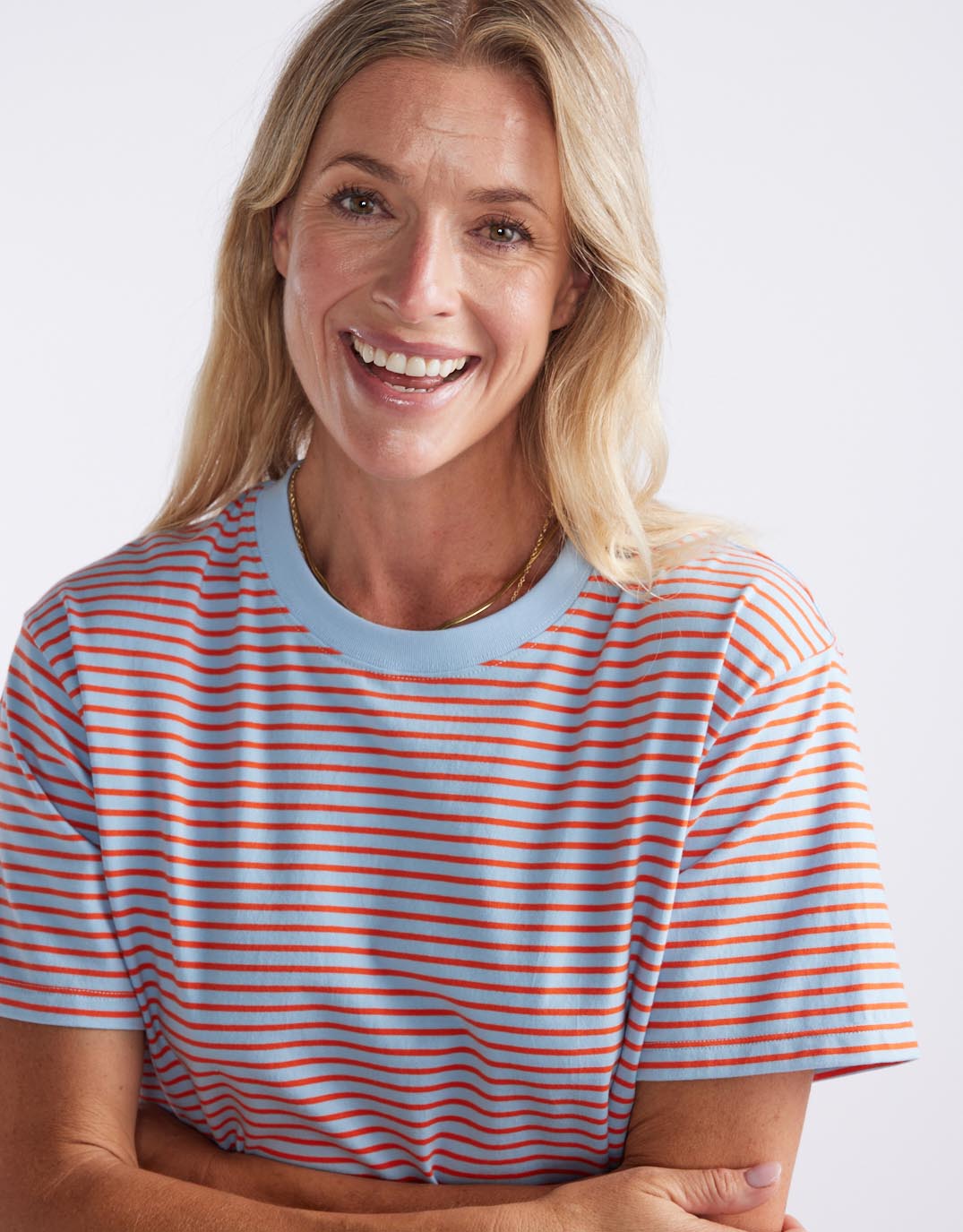 white-co-relaxed-tee-ice-blue-orange-stripe-womens-clothing
