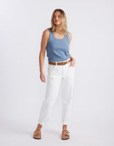 Rib Tank - Denim