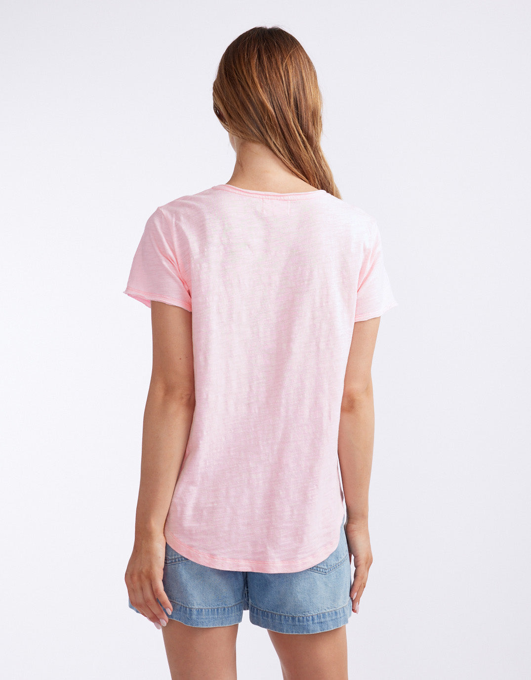 white-co-summer-vee-tee-coral-pink-womens-clothing