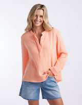The Beach Shirt - Sorbet Orange / Ice Pink