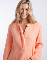 The Beach Shirt - Sorbet Orange / Ice Pink