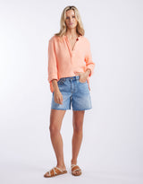The Beach Shirt - Sorbet Orange / Ice Pink