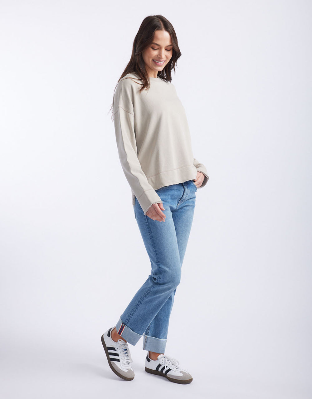 white-co-the-weekend-crew-stone-womens-clothing