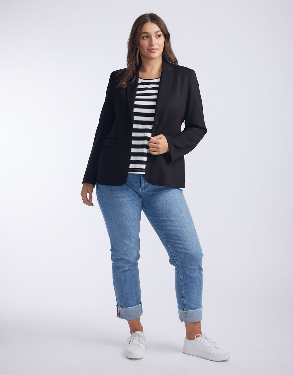 white-co-timeless-ponti-blazer-black-womens-clothing