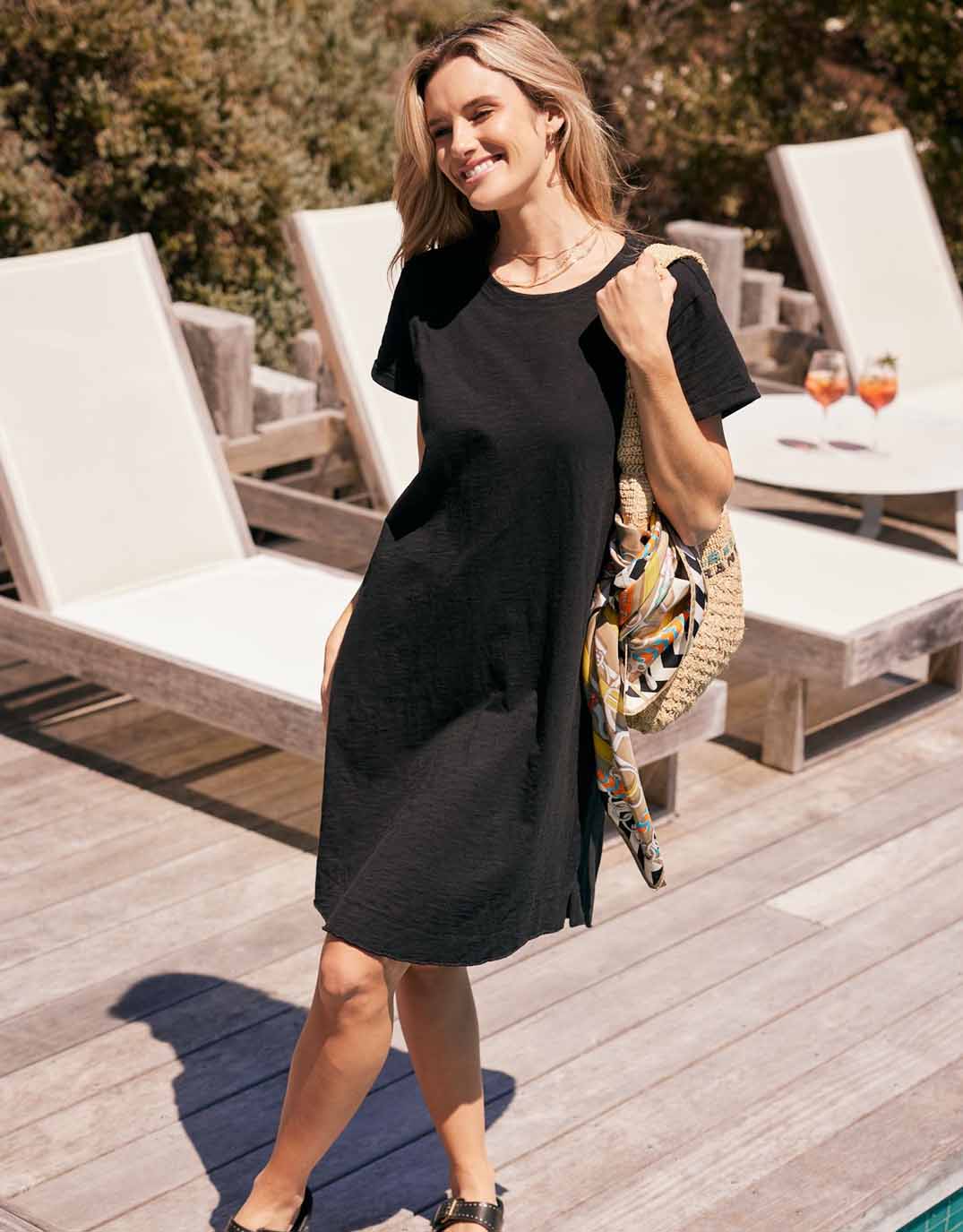 white-co-turn-back-tee-short-dress-black-womens-clothing